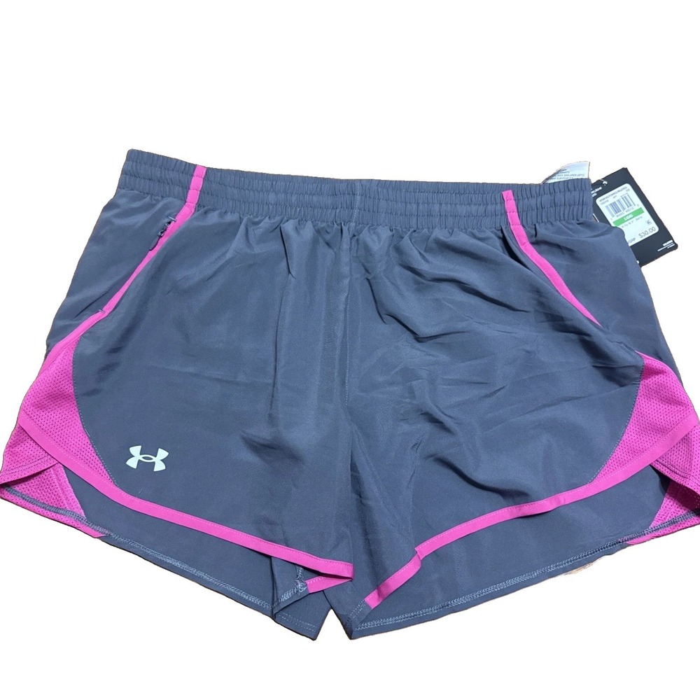 Under Armour Women's Fly By 3"  running shorts Size L New W Tags